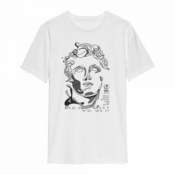 Cretoons Alexander the Great Mens T-Shirt - Heritage Collection White