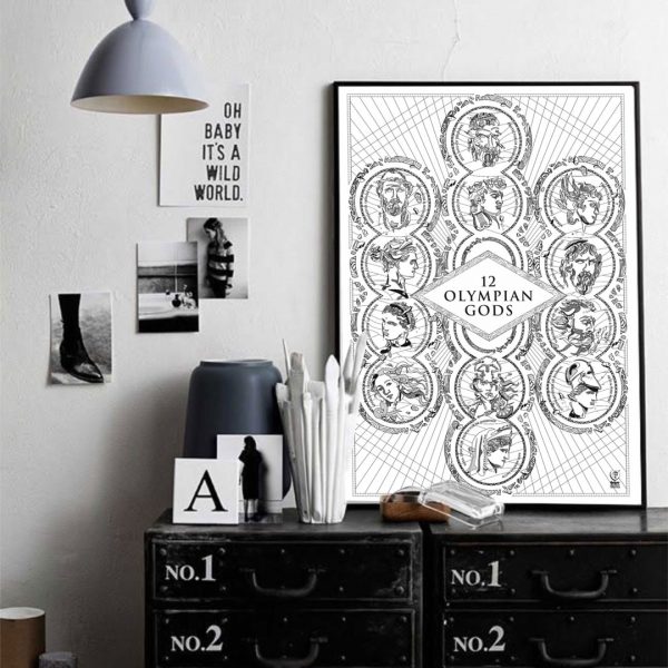 Cretoons Color me Poster – Heritage Collection