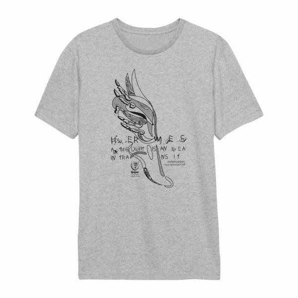 Cretoons God Hermes Mens T-Shirt – Heritage Collection Grey