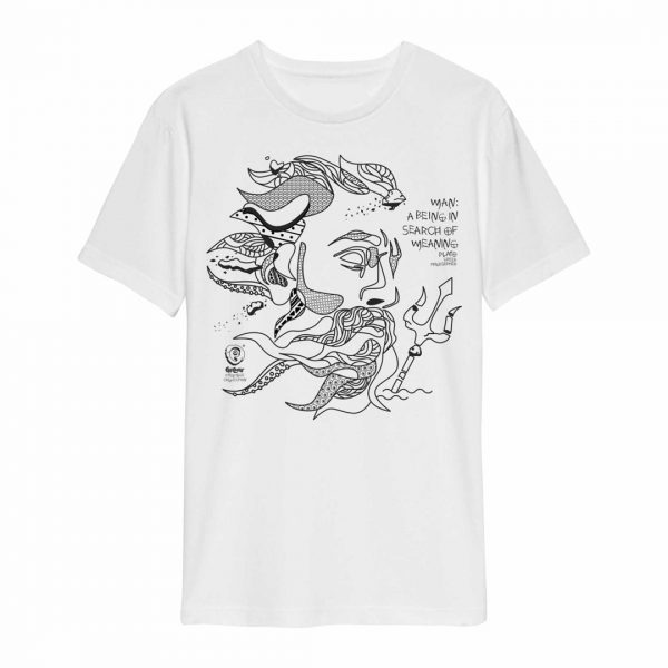Cretoons God Poseidon Mens T-Shirt - Heritage Collection White