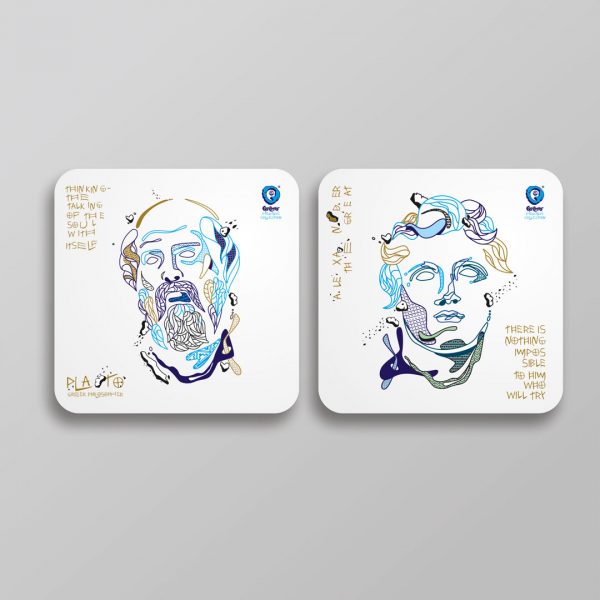 Cretoons Paper Coasters Set – Heritage Collection