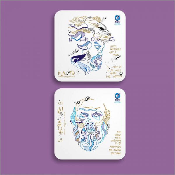 Cretoons Paper Coasters Set – Heritage Collection